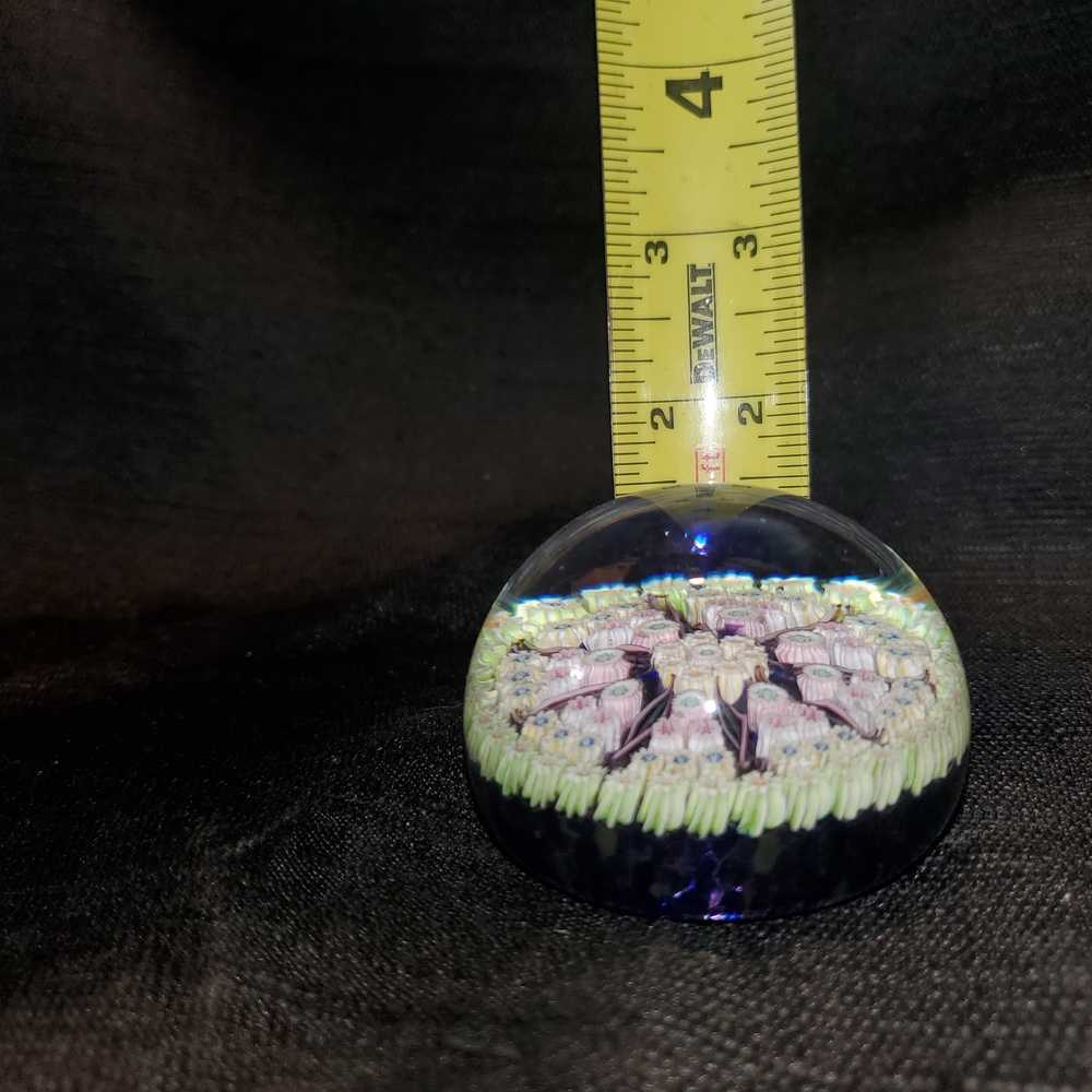 Perthshire Exquisite .millifiori  Glass Art Paperweight - Picture 9 of 11